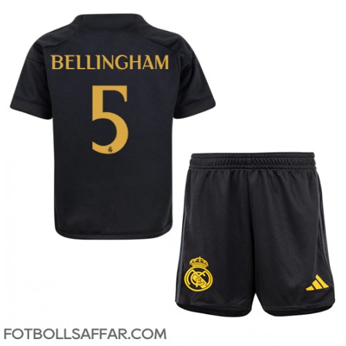 Real Madrid Jude Bellingham #5 Tredje Dräkt Barn 2023-24 Kortärmad (+ Korta byxor)